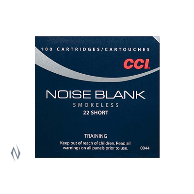 CCI 22SHORT NOISE BLANK 100PK