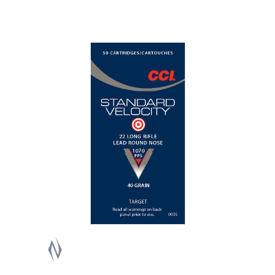 CCI STANDARD VELOCITY 1070FPS 22LR 40GR LRN 500PKT