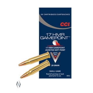 CCI GAME POINT 2375FPS 17HMR 20GR JSP 50PKT