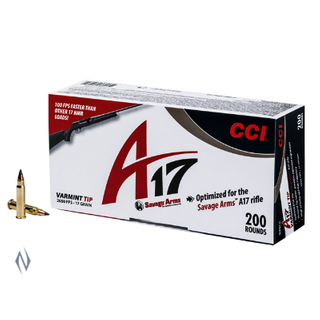 CCI A17 2650FPS 17HMR 17GR POLY TIP 200PKT
