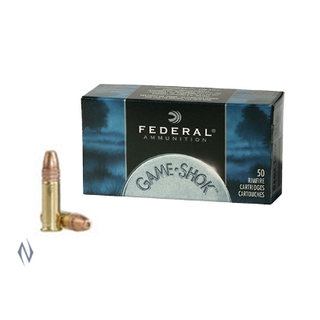 FEDERAL GAME SHOK 1260FPS 22LR 38GR COPPER PLATED HP 500PKT