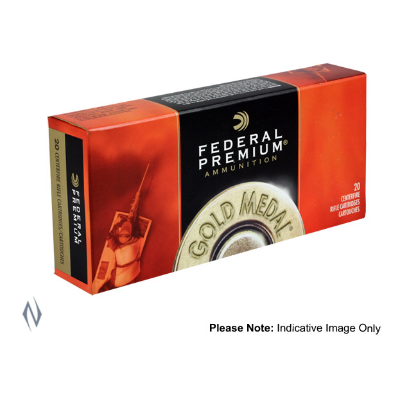 FEDERAL PREMIUM GOLD MEDAL 338LAPUA 250GR MATCHKING 20PKT