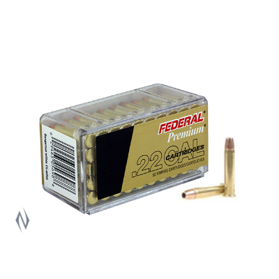 FEDERAL PREMIUM 2200FPS 22WMR 30GR TNT JHP 500PKT