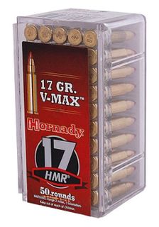 HORNADY VARMINT EXPRESS 17HMR 17GR V-MAX 50PKT