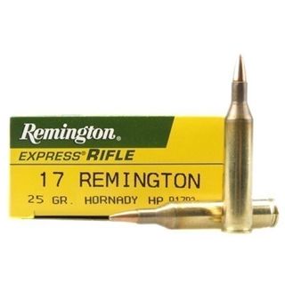 REMINGTON 17REM 25GR HORNADY HP 20PKT