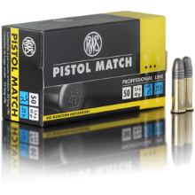 RWS PISTOL MATCH 22LR 40GR 50PKT