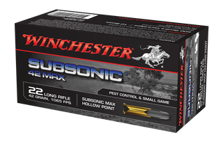 WINCHESTER SUBSONIC 1065FPS 22LR 42GR HP 500PKT
