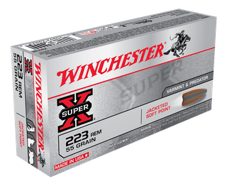 WINCHESTER SUPER X 223REM 55GR PSP  20PKT