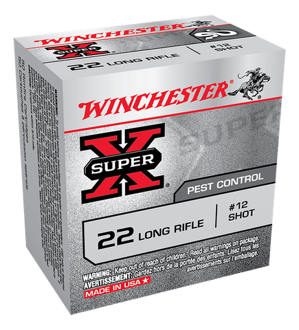 WINCHESTER SUPER X RAT SHOT 22LR 12SHOT 50PKT