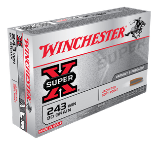 WINCHESTER SUPER X 243WIN 80GR PSP  20PKT
