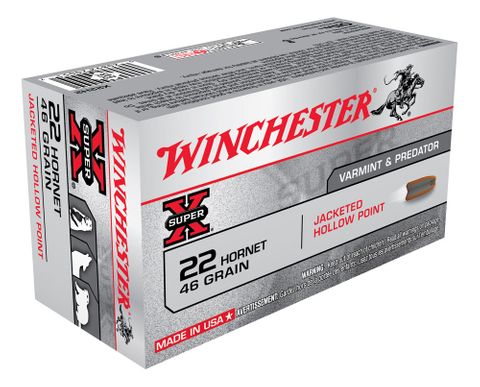 WINCHESTER SUPER X 22HORNET 46GR HP  50PKT