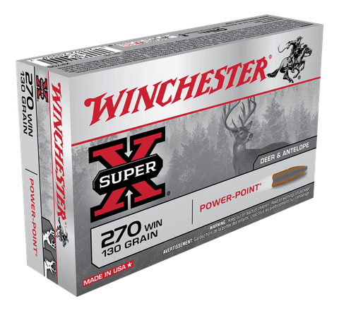 WINCHESTER SUPER X 270WIN 130GR PP  20PKT