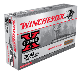 WINCHESTER SUPER X 308WIN 150GR PP  20PKT