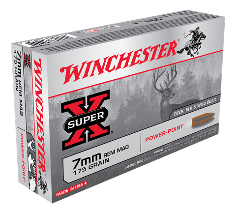 WINCHESTER SUPER X 7MM RM 175GR PP  20PKT