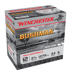 WINCHESTER BUSHMAN 1275FPS 12GA 34GR 6 250PKT