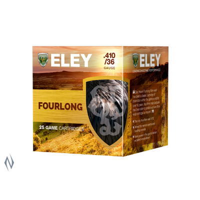 ELEY FOURLONG 2.5IN 410GA 12.5GR 6  25PKT