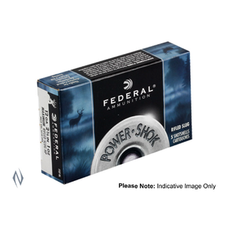 FEDERAL RIFLED SLUG HP 1610FPS 12GA 1OZ 5PKT