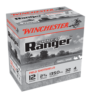 WINCHESTER SUPER RANGER 1350FPS 12GA 32GR 4 25PKT