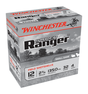 WINCHESTER SUPER RANGER 1350FPS 12GA 32GR 4 250PKT