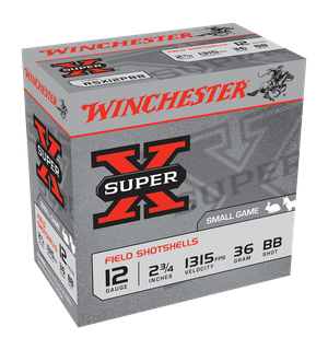 WINCHESTER SUPER X 1315FPS 12GA 36GR BB 250PKT