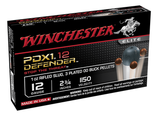 WINCHESTER SUPREME ELITE 1150FPS 12GA SLUG 3X00 BUCK 10PKT