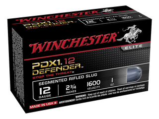 WINCHESTER SUPREME ELITE RIFLED SEGMENTED SLUG 1600FPS 12GA 10PKT