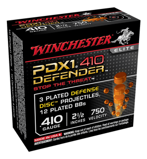 WINCHESTER DEFENDER PDX1 410GA 12XBB & 3XDISK 10PKT