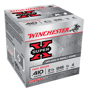 WINCHESTER SUPER X 1245FPS 410GA 14GR 4  25PKT