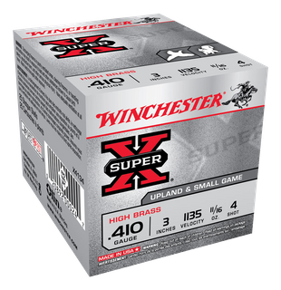 WINCHESTER SUPER X 1135FPS 3INCH 410GA 19GR 4  25PKT