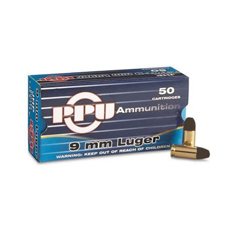 PRIVI PARTIZAN PPU 9MM LUGER 124GR  LRN 50PKT