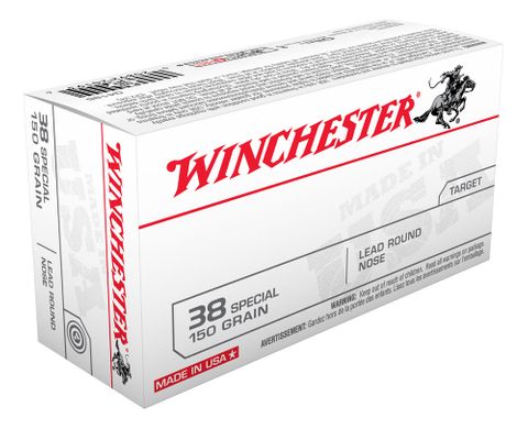 WINCHESTER USA VALUE PK 38SP 150G LRN 50PKT