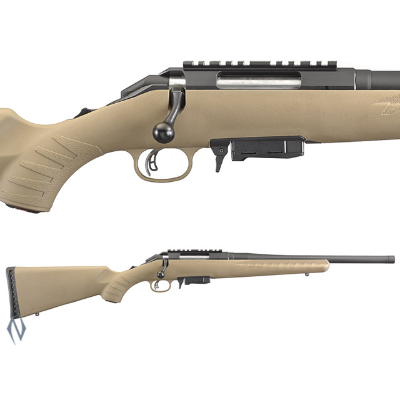 RUGER AMERICAN RIFLE RANCH BLUED 16 IN 7.62X39 THREADED