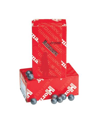 HORNADY 50CAL .495 LEAD BALLS 100PK