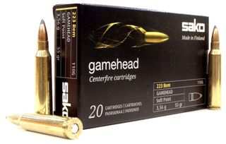 SAKO AMMO 223 REM 55GR GAMEHEAD SP  20PKT