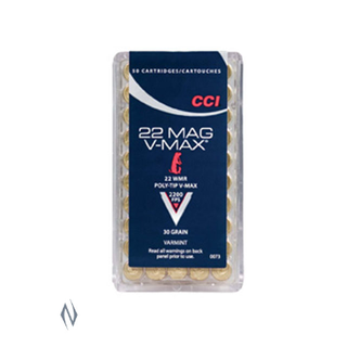 CCI  2200FPS 22WMR 30GR V-MAX 500PKT