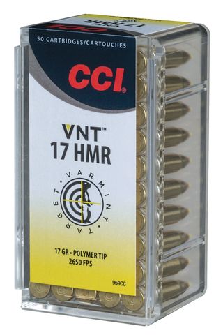 CCI 17HMR VNT 17G TIPPED 2650FPS 50PK