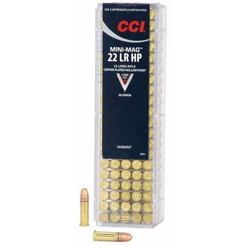 CCI 22LR MINI MAG 40G SEGMENTED HP 1235FPS 100PK