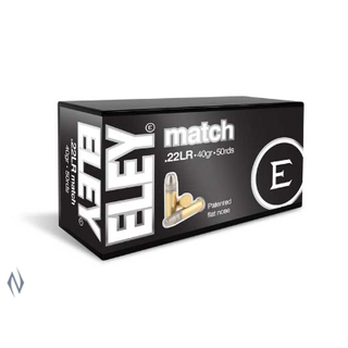 ELEY MATCH 1085FPS 22LR 40GR FN 500PKT