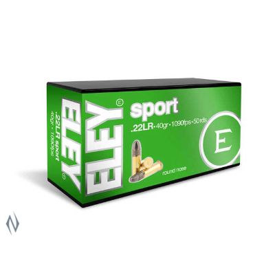 ELEY SPORT 1090FPS 22LR 40GR RN 500PKT