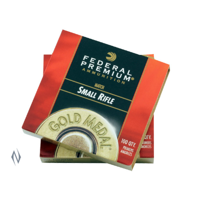 FEDERAL PRIMERS GM205M GOLD MEDAL SMALL RIFLE (100)