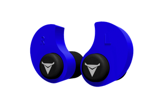 DECIBULLZ CUSTOM MOLDED EARPLUGS BLUE