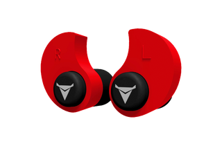 DECIBULLZ CUSTOM MOLDED EARPLUGS RED