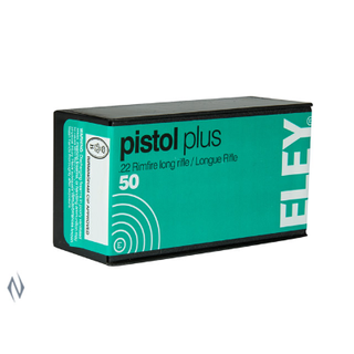 ELEY 22LR 40GR PISTOL PLUS 50PKT