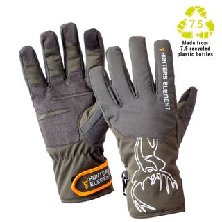 HUNTERS ELEMENT BLIZZARD GLOVES GREY/GREEN SMALL