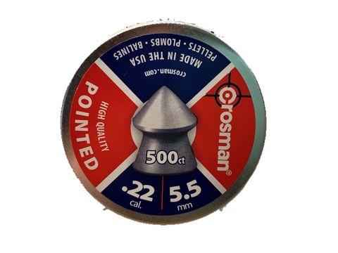 CROSMAN 22 POINTED AIR RIFLE PELLETS (500)