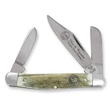 4 INCH STAG STOCKMAN KNIFE