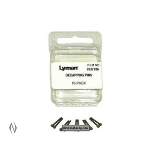 LYMAN DECAPPING PINS PACK 10