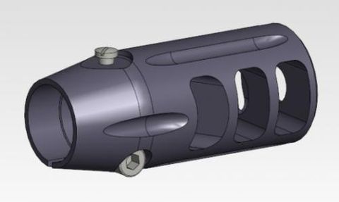 TIKKA MUZZLE BRAKE CTR 5/8X24 BLUED