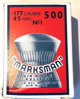 MARKSMAN 177 ROUND HEAD  AIR RIFLE PELLETS (500)