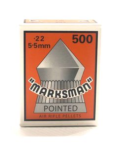 MARKSMAN 22CAL POINTED HEAD AIR PELLETS (500)